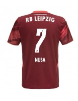 RB Leipzig Antonio Nusa #7 Bortedrakt 2024-25 Korte ermer